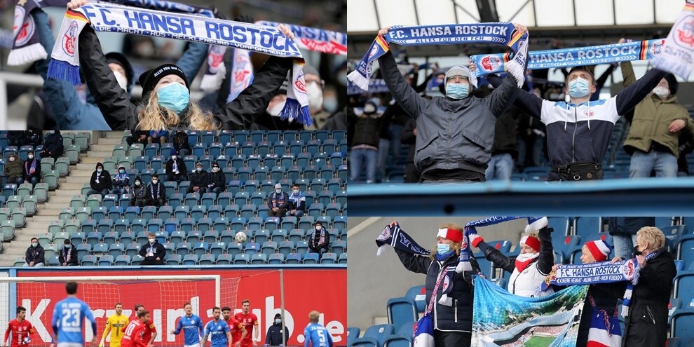Hansa Rostock nella storia: tornano i tifosi sugli spalti