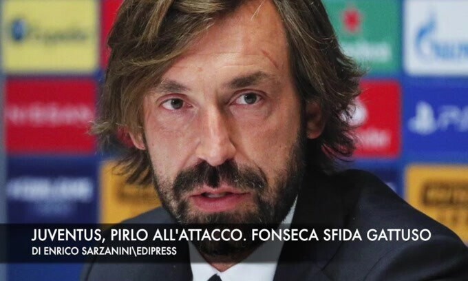 Juventus, Pirlo all'attacco. Fonseca sfida Gattuso
