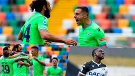 Lazio in corsa Champions: Marusic-gol, Udinese ko
