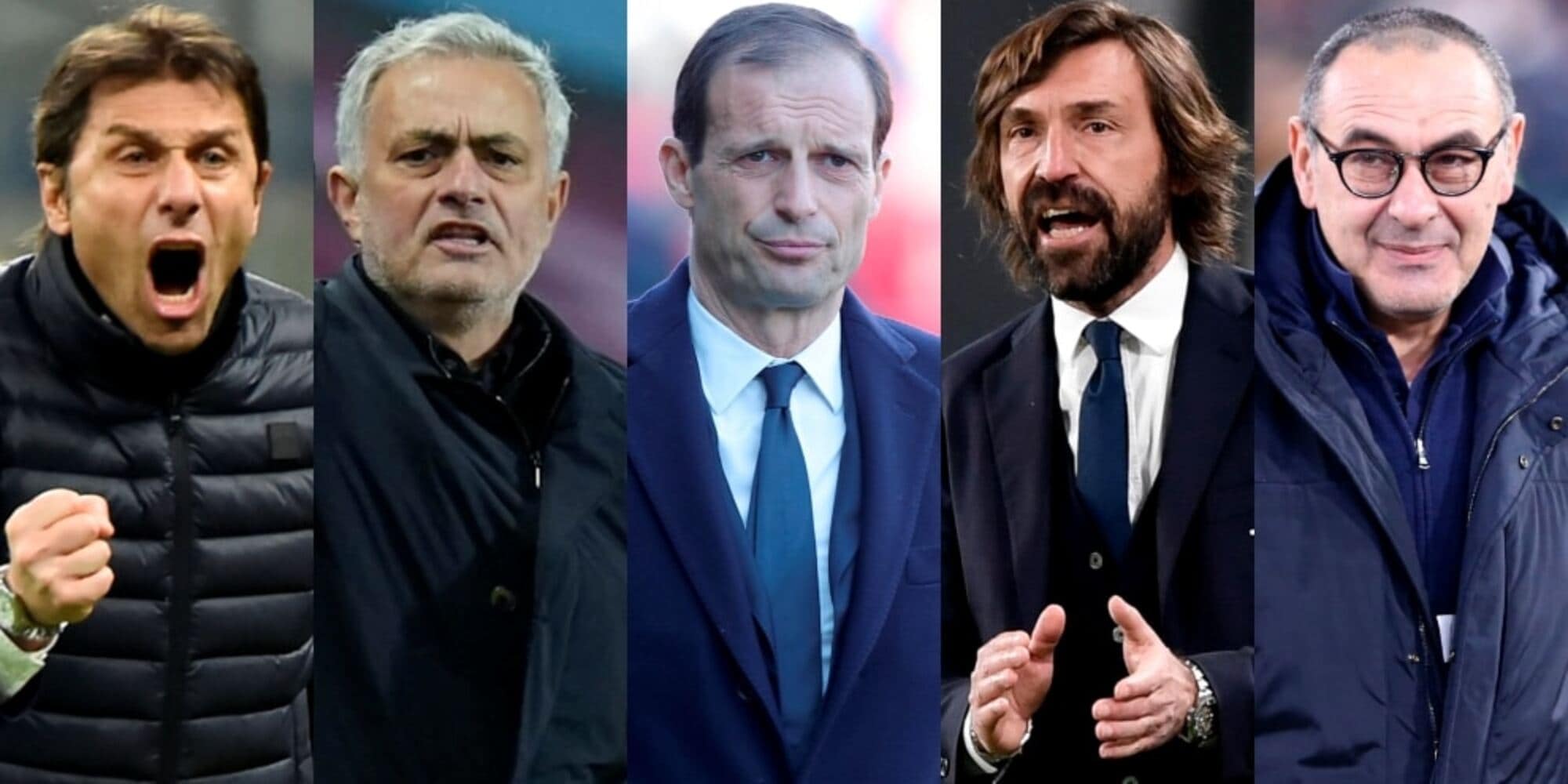 Serie A, la classifica allenatori sorprende: Pirlo come Allegri! E Sarri...