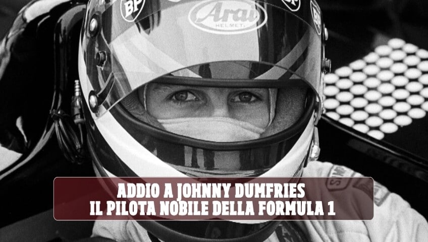 F1, è morto Johnny Dumfries: il pilota scelto da Senna