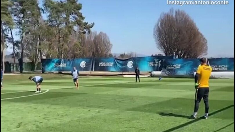 L'allenamento dell'Inter pubblicato da Antonio Conte