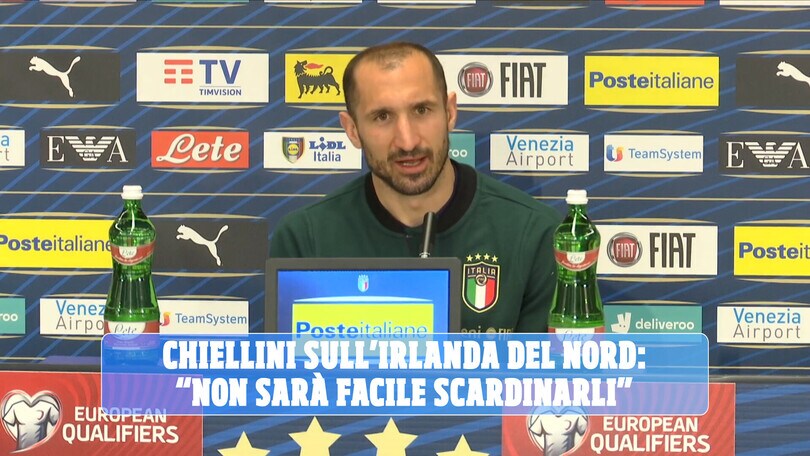 Chiellini sull'Irlanda del Nord: "Non sarà facile scardinarli"