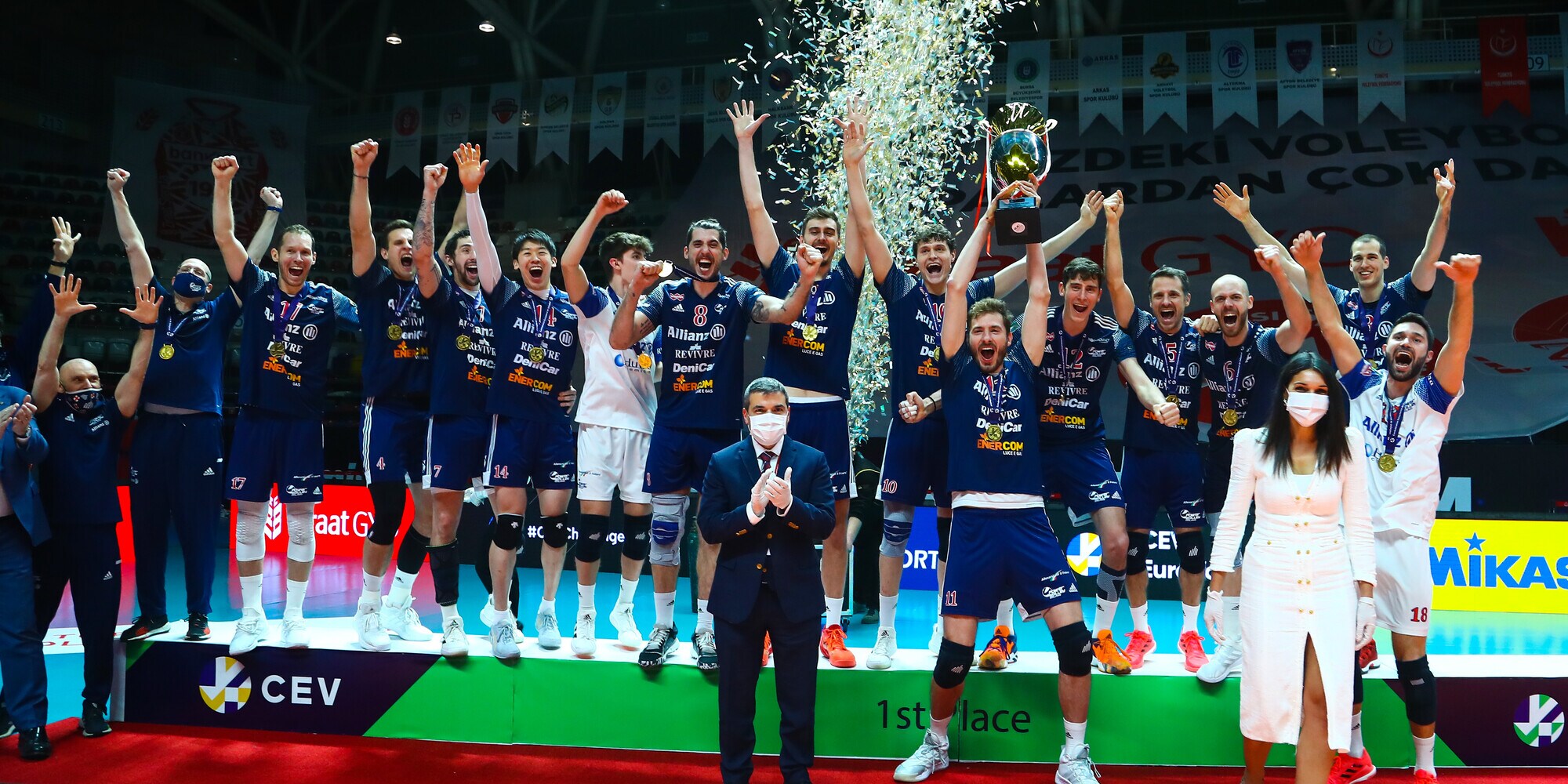 Milano sbanca Ankara, la Challenge Cup è sua!