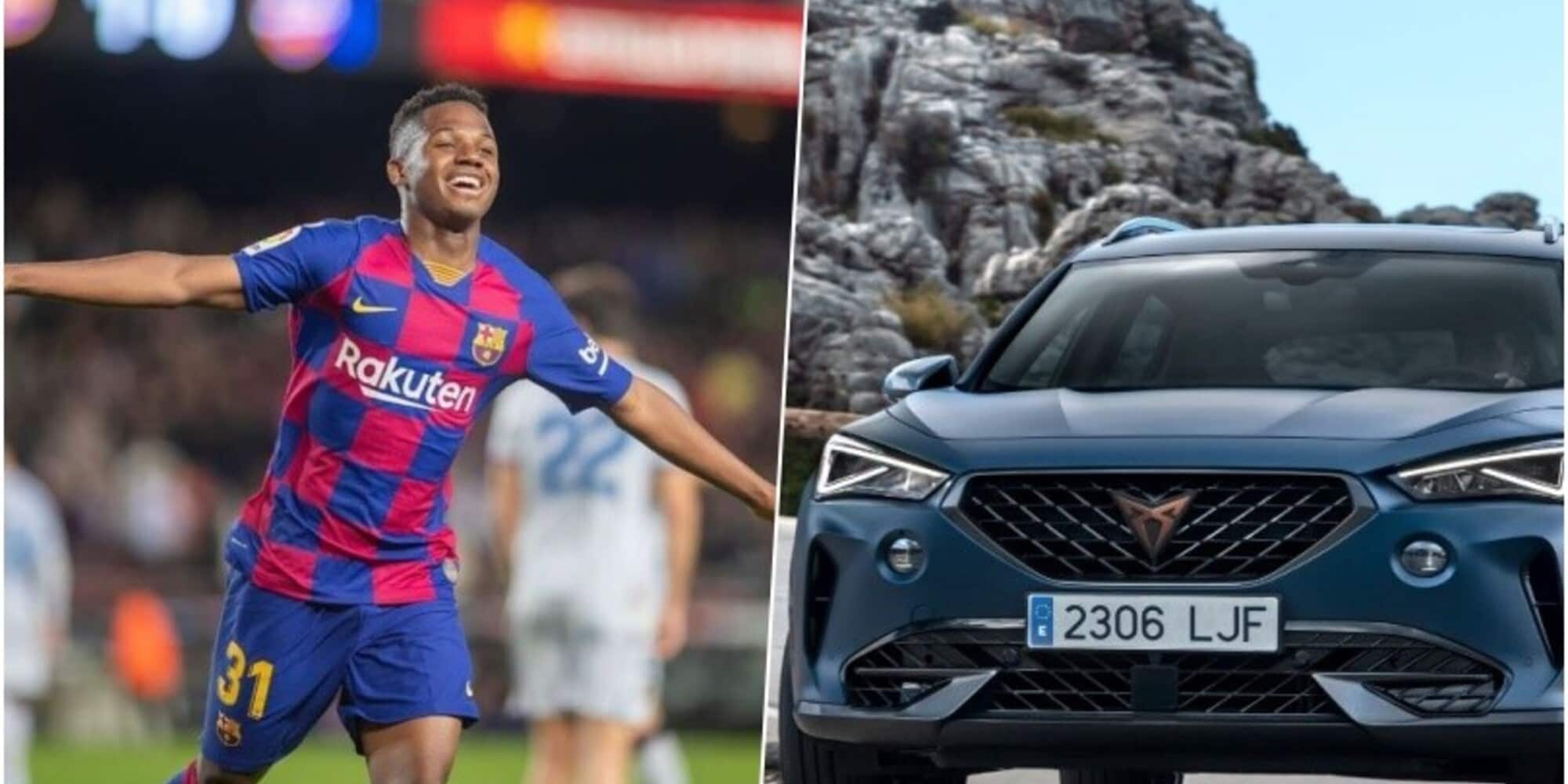 Ansu Fati, una Cupra Formentor speciale e tutta personalizzata