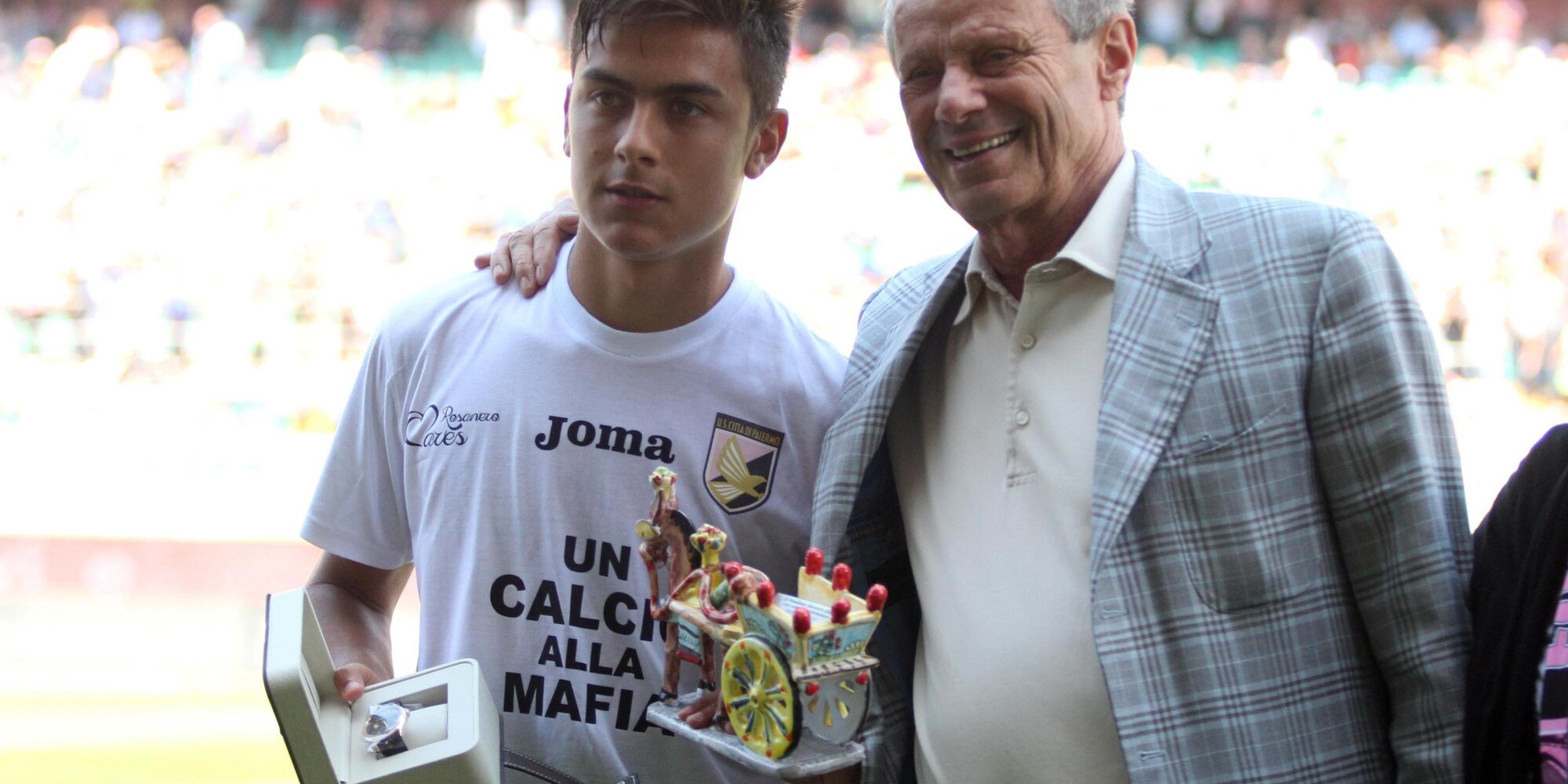 Serie A Palermo, Zamparini: «Solo io dicevo che Dybala è il nuovo Messi»