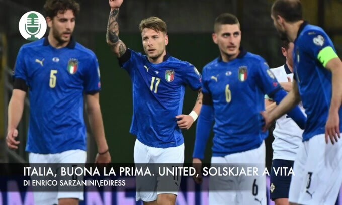 Italia, buona la prima. Manchester United, Solskjaer a vita