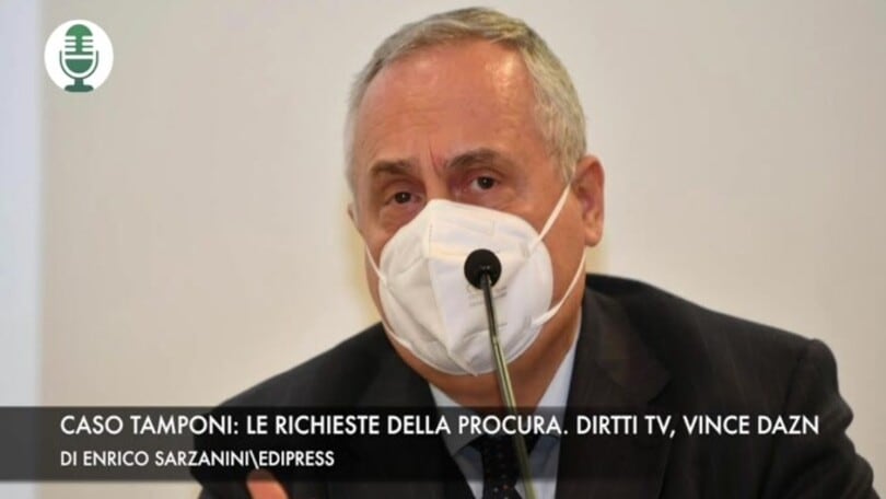 Caso tamponi, le richieste della Procura. Diritti tv, vince Dazn