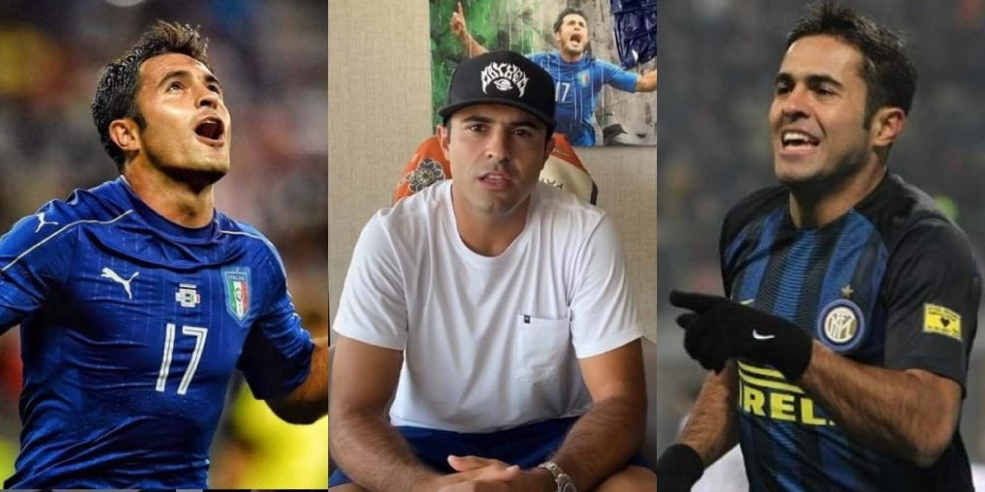 Eder al San Paolo di Crespo con Hernanes, Dani Alves e Miranda