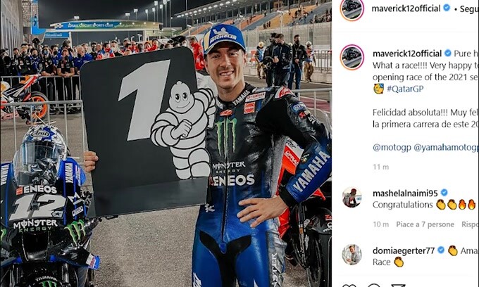 Moto Gp, GP Qatar: l'esordio stagionale va a Vinales