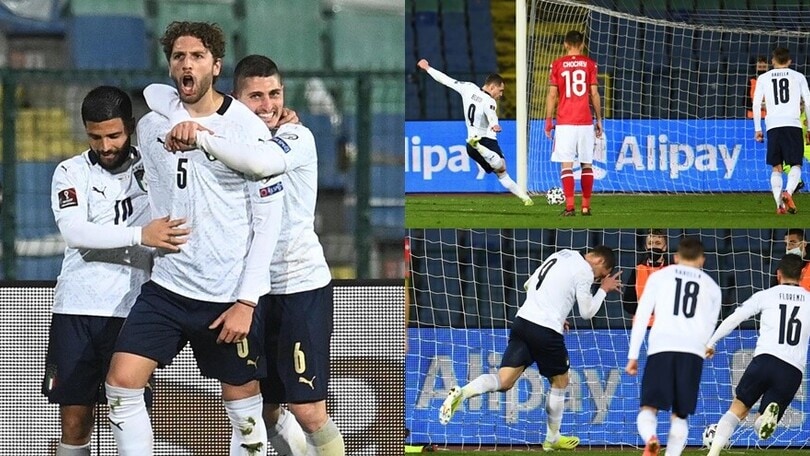 Il rigore di Belotti e il capolavoro di Locatelli lanciano l'Italia