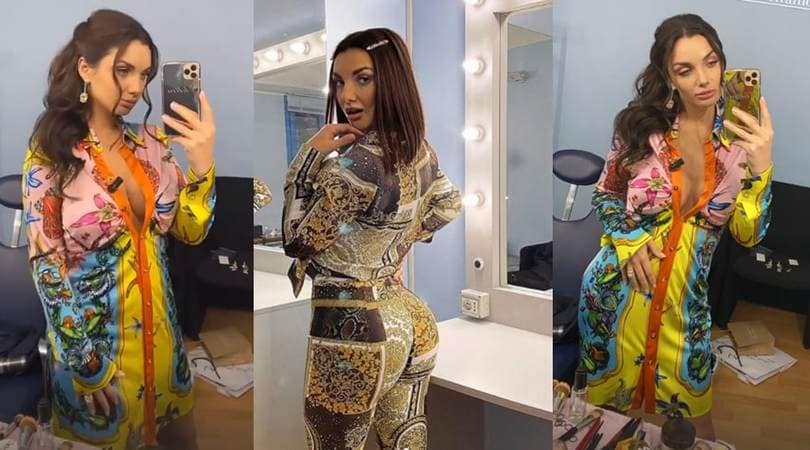 Elettra Lamborghini è pronta per l'Isola dei famosi. Il suo look incanta i fan