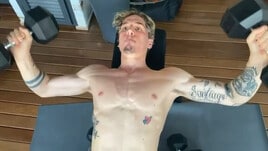 Zaniolo, che fisico mentre si allena!