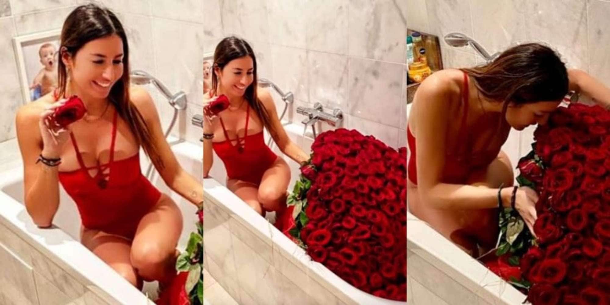 Elisabetta Gregoraci e l'ammiratore segreto: "Trecento rose rosse, chiunque tu sia..."