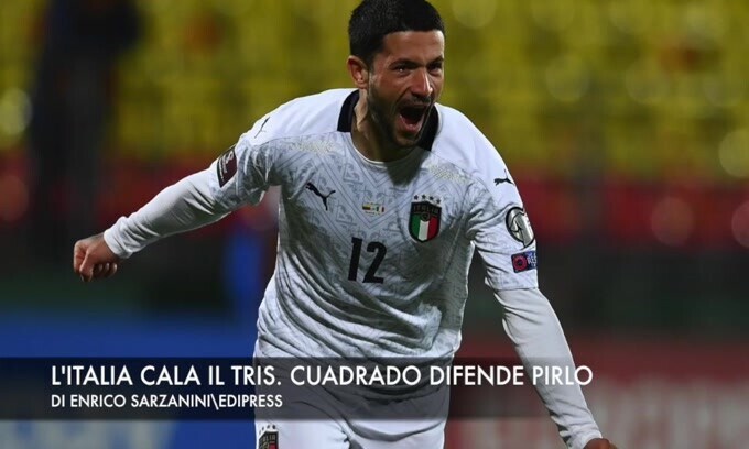 L'Italia cala il tris. Cuadrado difende Pirlo