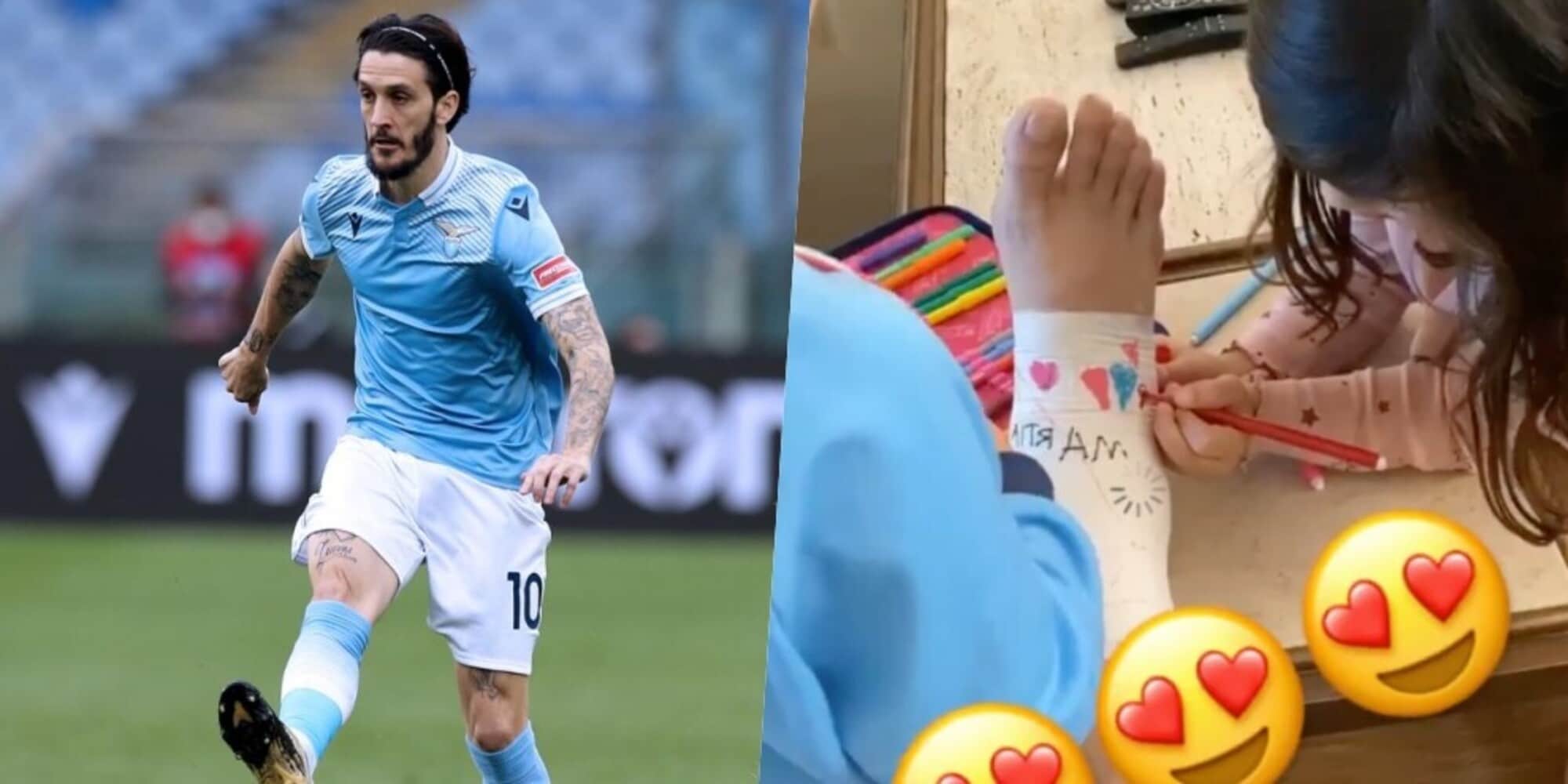 Luis Alberto, le sue condizioni: caviglia fasciata