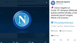 Napoli, buone notizie dai tamponi: Insigne, Meret e Di Lorenzo negativi