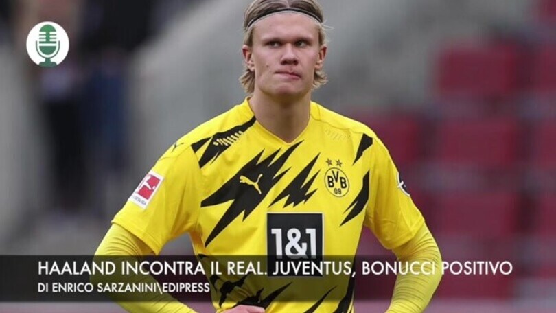 Haaland incontra il Real. Juventus, Bonucci positivo