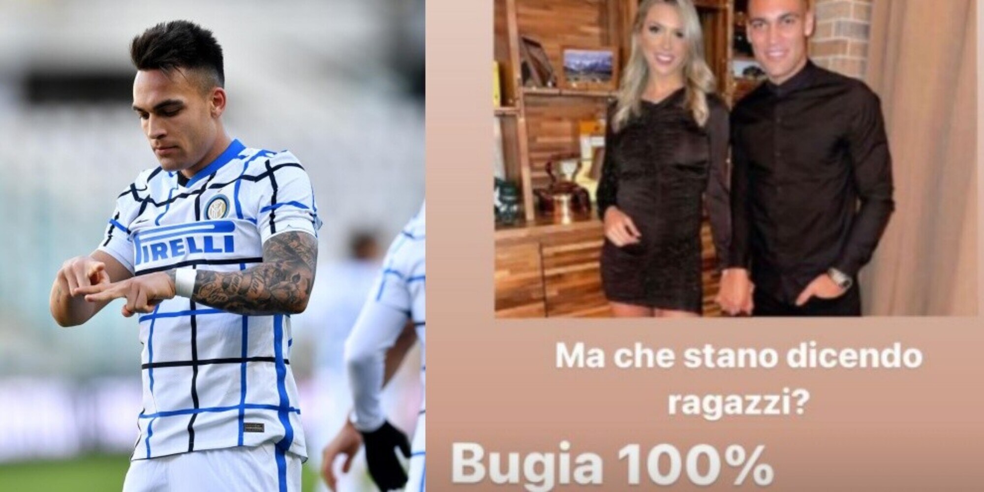Agustina come Wanda Nara? Lautaro smentisce: "È una bugia"