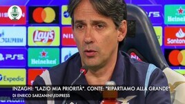 Inzaghi: "Lazio prima scelta". Conte: "Inter riparti subito"
