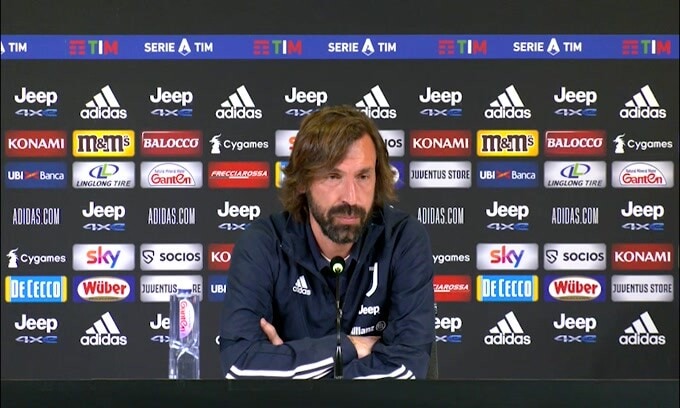 Pirlo: "Chiellini è a disposizione"