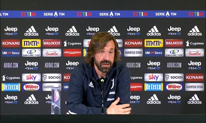 Pirlo: "Aspettiamo tampone di Szczesny. Pinsoglio è pronto"