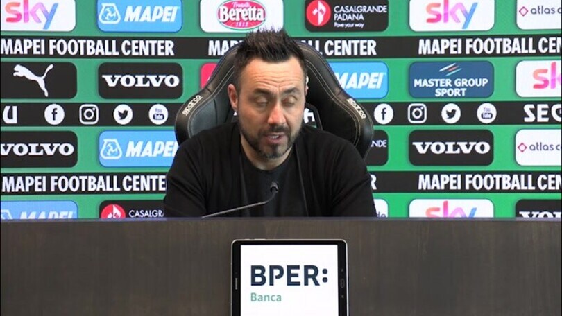 De Zerbi: "Locatelli e Ferrari out? Il Sassuolo segue la coscienza"