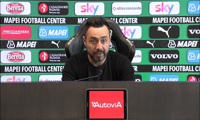 De Zerbi ribadisce: "Il comportamento non dipende da uno svantaggio"