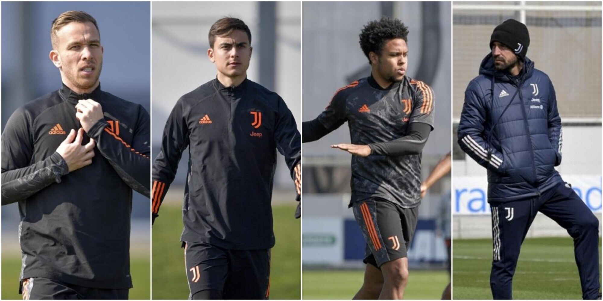 Juve, Pasqua al lavoro: in gruppo Dybala, Arthur e McKennie