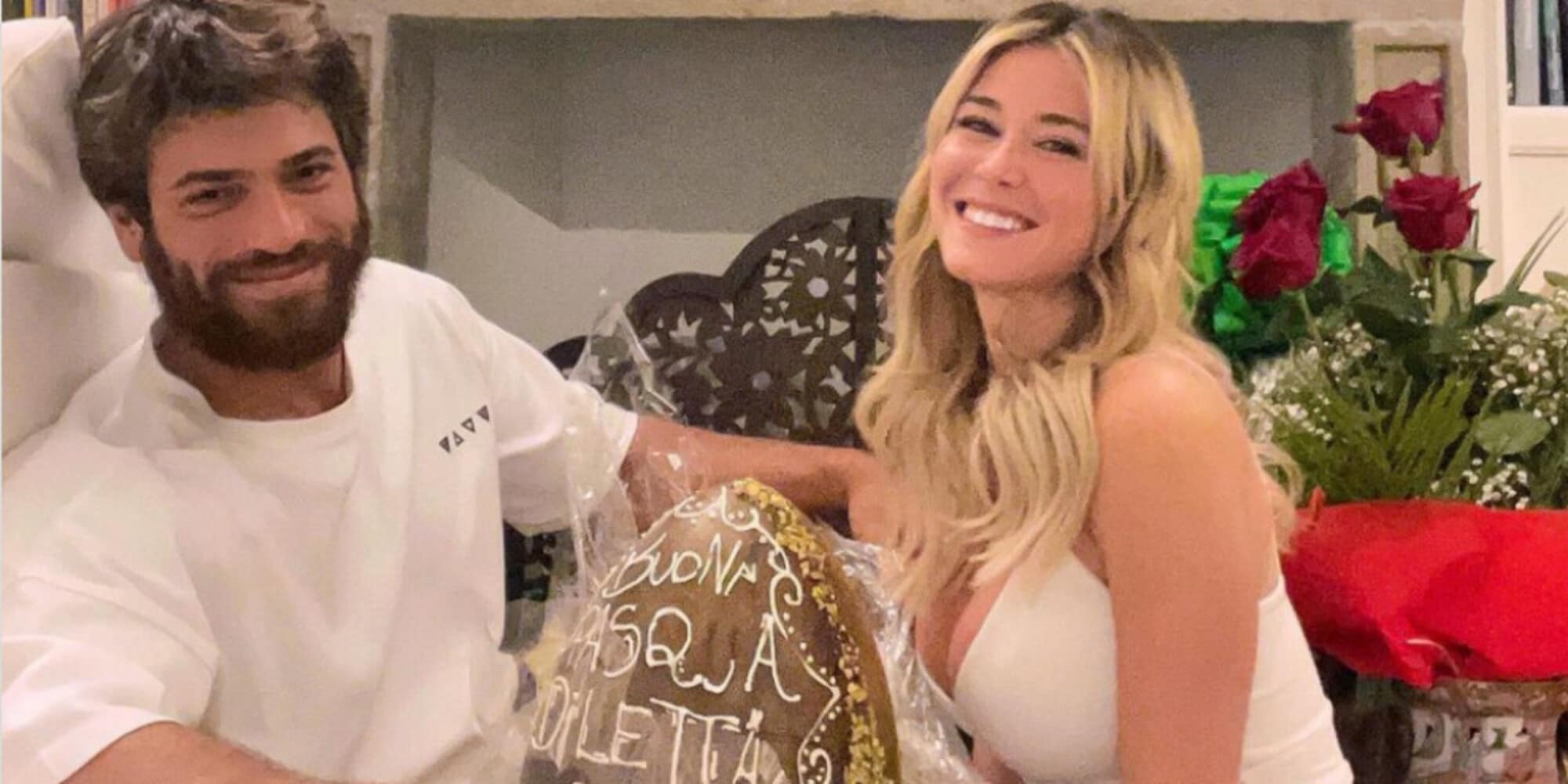 La Pasqua di Diletta Leotta e Can Yaman: l'uovo è gigante