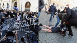 #Ioapro: scontri e cariche a Roma fra manifestanti e polizia