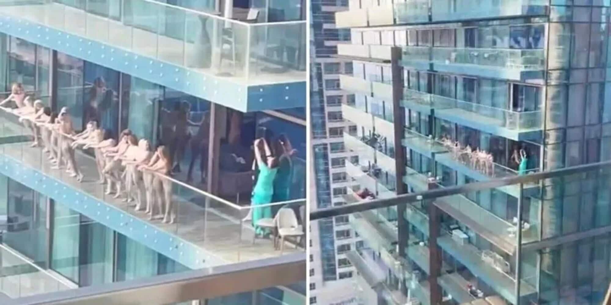 Dubai, donne nude sul grattacielo: "Una delle modelle è avvocato"
