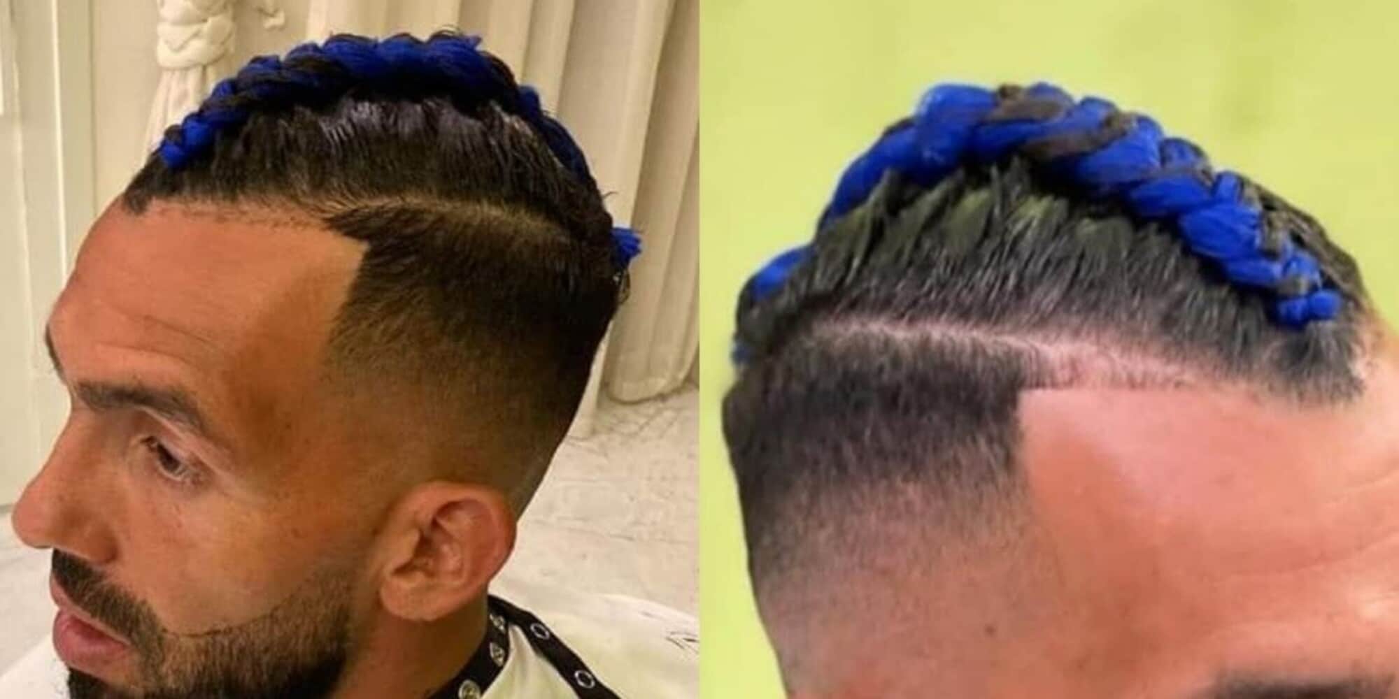 Tevez si rifà il look, social scatenati: "Sembra un Avatar"