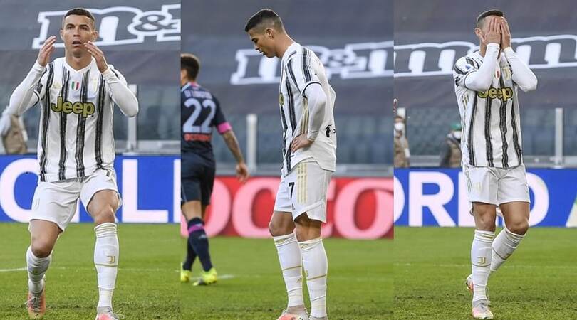Cristiano Ronaldo si divora un gol e si dispera