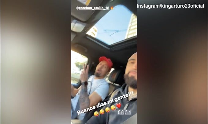 Inter, ecco il buongiorno di Arturo Vidal