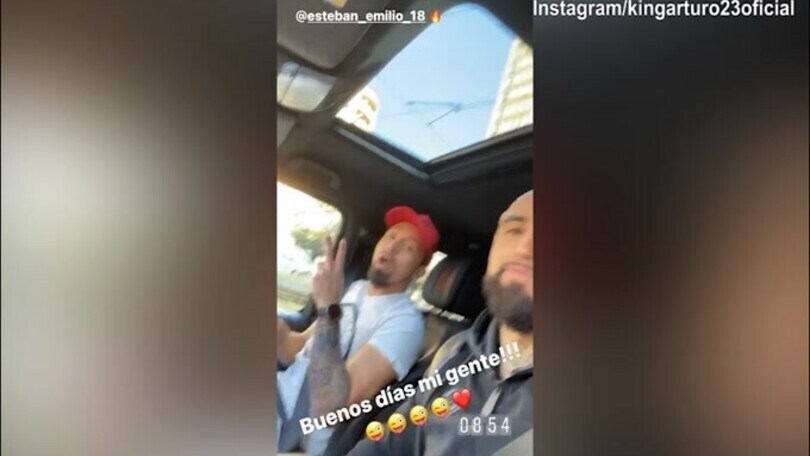 Inter, ecco il buongiorno di Arturo Vidal