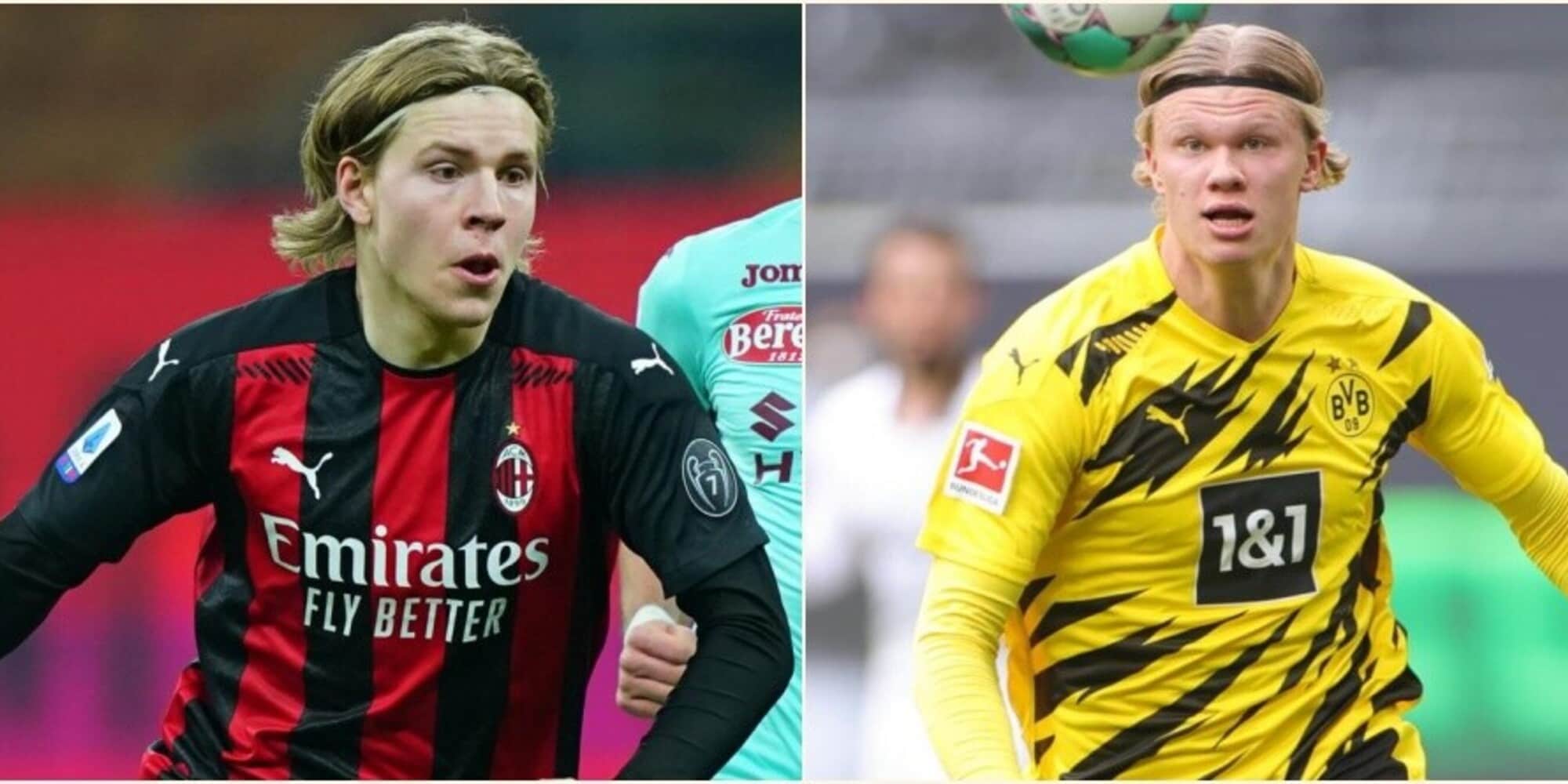 Hauge: "Milan? Me l'ha consigliato Haaland..."