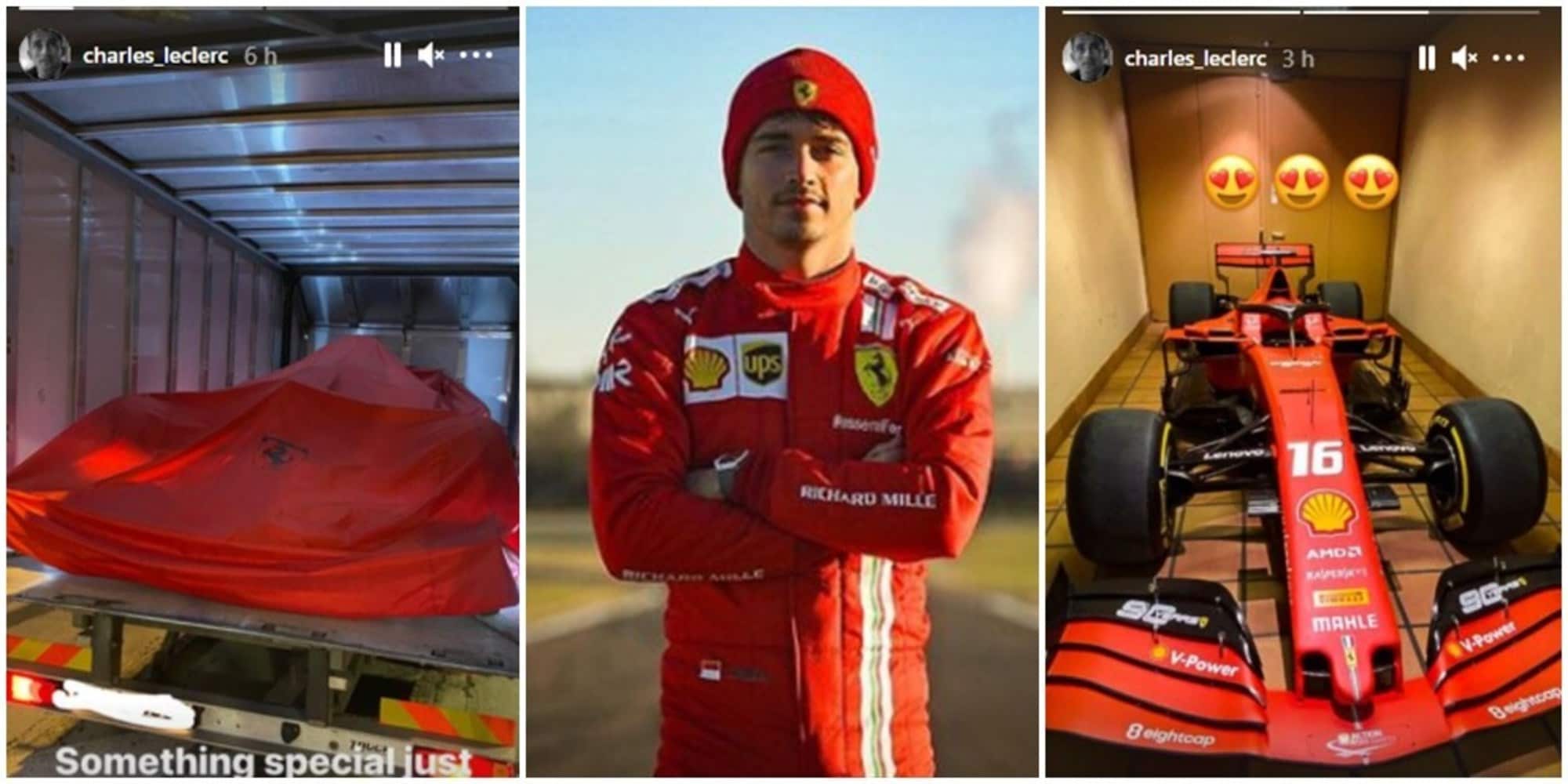 Leclerc, una Ferrari in regalo. Il pilota mostra le foto su Instagram