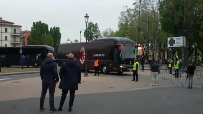 Il Milan arriva al Tardini