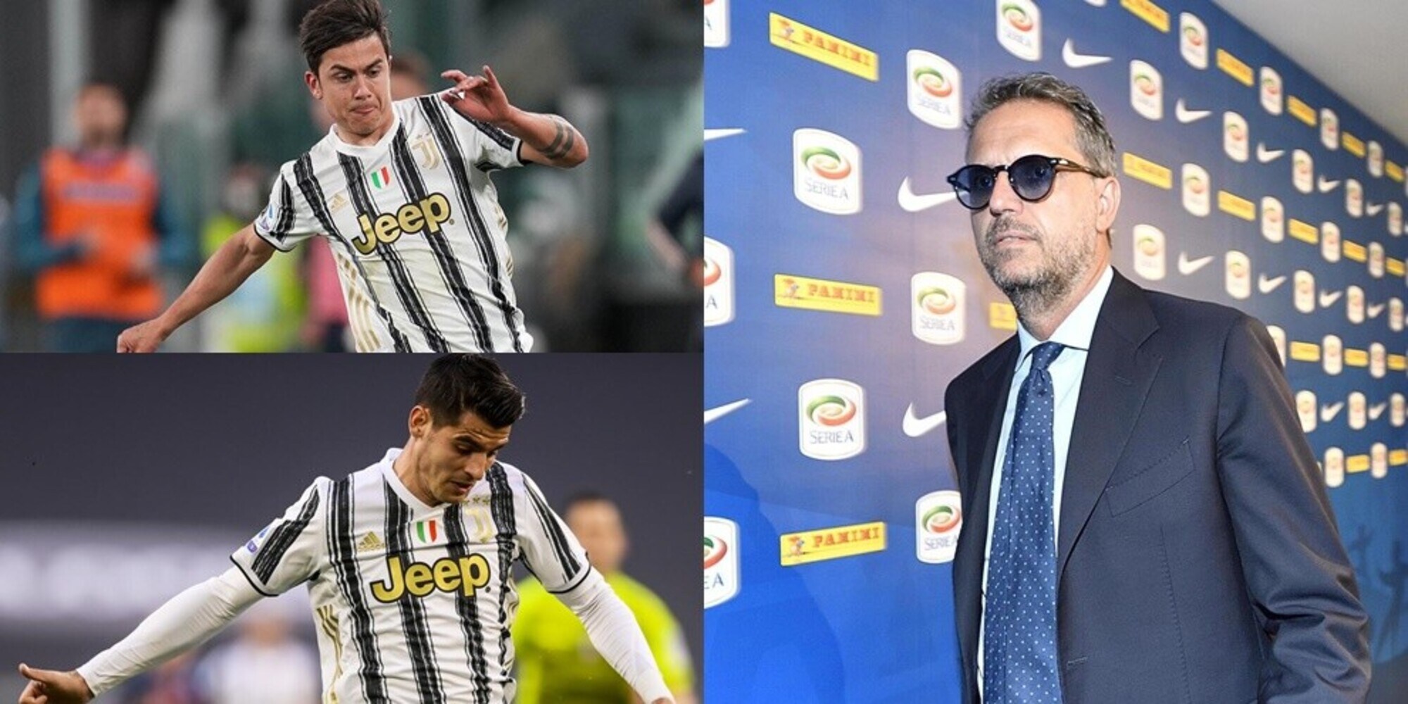 Juve, Paratici: "Morata resta. Dybala? Contatti quotidiani, ma..."