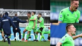 La Lazio agli ordini del Sergente: che abbraccio finale!