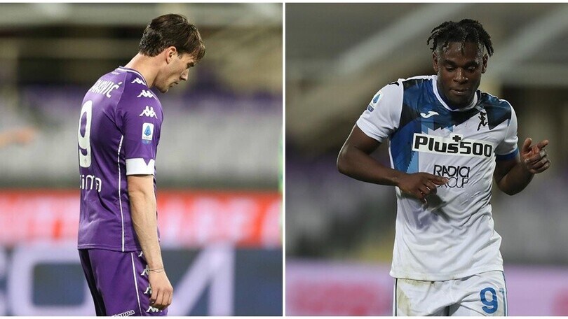 Zapata e Vlahovic show, poi Ilicic: Fiorentina ko, Atalanta in volo