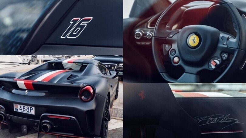 Ferrari 488 Pista di Charles Leclerc