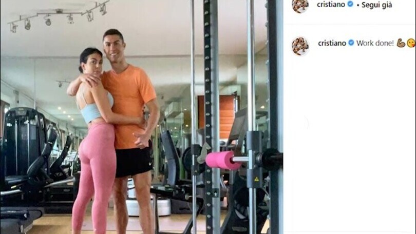 CR7 ritrova il sorriso: foto social con Georgina