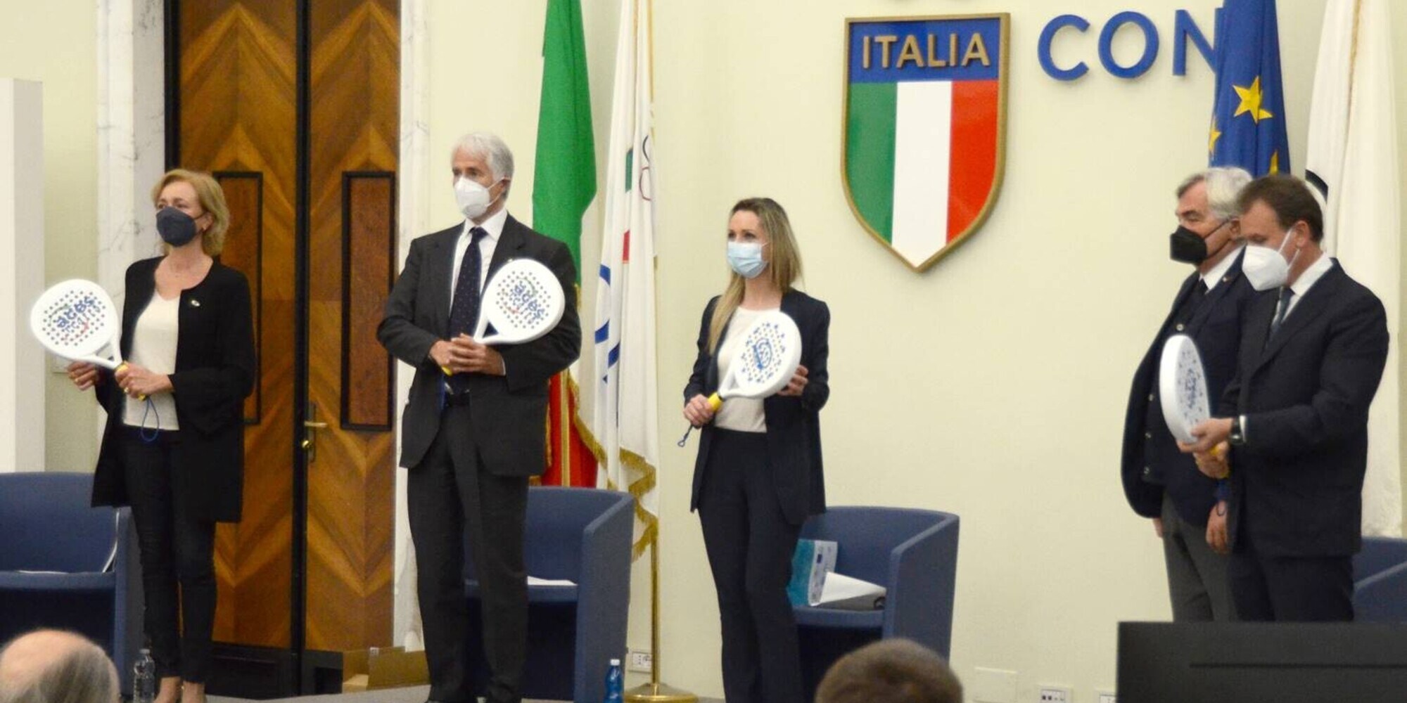 Coni, consegnate le bandiere delle Città Europee dello Sport 2021-2023