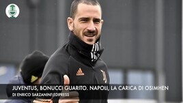 Juventus, Bonucci negativo. Napoli, la carica di Osimhen