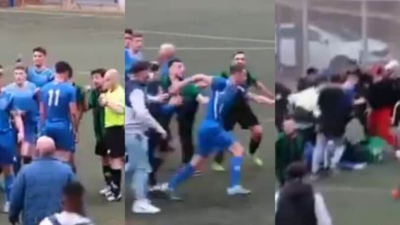 "Questo non è calcio": assurda rissa tra giocatori e tifosi!