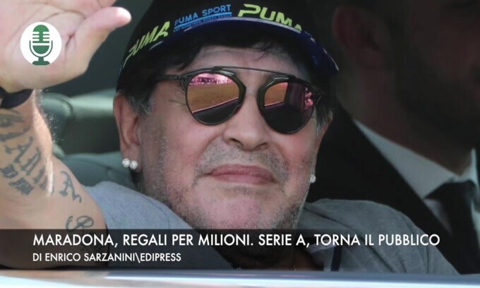 Maradona, regali per milioni. Serie A, tornano gli spettatori