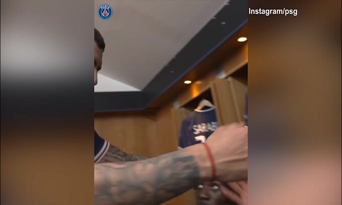 Champions League, PSG in semifinale: che festa negli spogliatoi