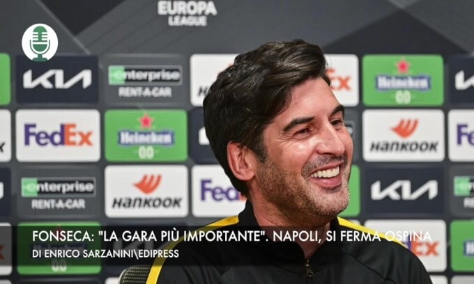 Fonseca: "La gara più importante". Napoli, si ferma Ospina